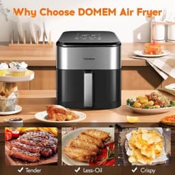 Heteluchtfriteuse 8-in-1 met Grote Oven en Vooraf Ingestelde Functies — thumbnail 2