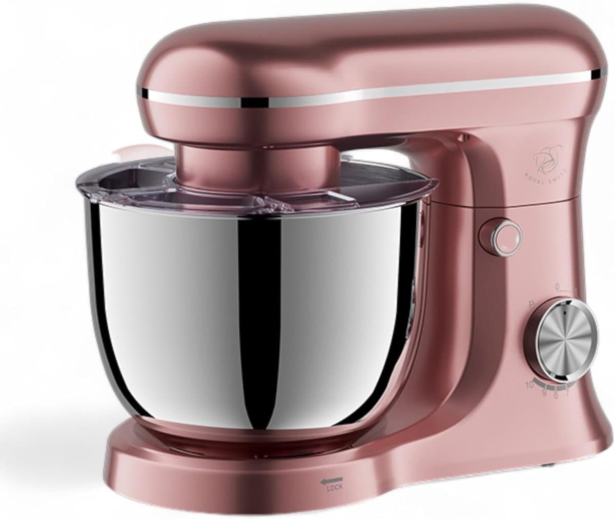 Keukenmachine - Mixer Robot - Bakken en Koken - Krachtig Planetair Systeem - 5 Liter Kom - Roze — afbeelding 1