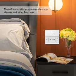 Slimme Thermostaat - App Bediening - Comfort Verhoging - Spraakgestuurd - 85 cm - Wit — thumbnail 3