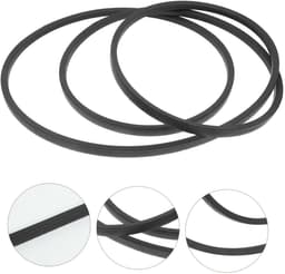 Grasmaaier Aandrijfriem - Reserveonderdeel Maaier - Gazon Onderhouden - Robuuste Rubber Constructie - 243 x 106 cm - Zwart — thumbnail 4