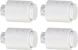 Radiatorthermostaatkraan - Slimme thermostaat - Energie besparen - Automatische aanpassing - 4 stuks - Wit — thumbnail 1