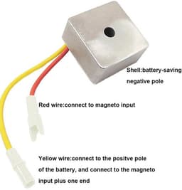 Spanningsregelaar Vervanging voor B&S 491546 - Geschikt voor 150117/150202/150212 - Motoren 28B700/28M700 - Compatibel met 21A800/21A900 - Vervangingsonderdeel 31A500 - Betrouwbare werking - Regelaar — thumbnail 2