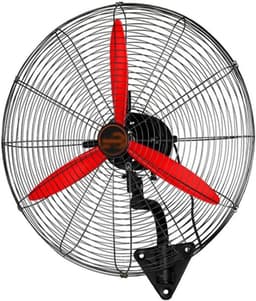 Wandventilator - Industriële Ventilator - Luchtcirculatie Werkplaats - Hoog Luchtvolume - 65 cm - Grijs — thumbnail 1