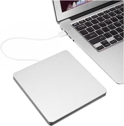 Externe DVD Writer - CD Brander - Bestanden Archiveren - USB 3.0 Snelheid - Ultra Dun - Zilver — thumbnail 1