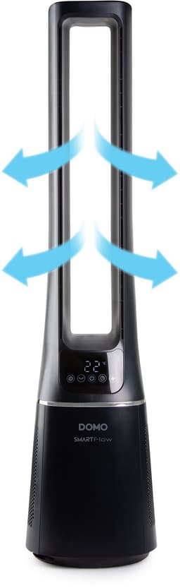 DOMO DO8160 Torenventilator - 2-in-1 - Luchtreiniger - Staande Ventilator - Smartflow - 10 Ventilatiesnelheden - 4 Slimme Functies - Timer — thumbnail 4