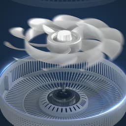 Staande Ventilator - Koeltoren Ventilator - Ruimte Koelen - Stille Werking - 92 cm Hoog - Zwart — thumbnail 3