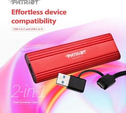 Externe SSD - Draagbare Opslag - Bestanden Overzetten - USB 3.2 Gen 2 - 512 GB - Rood — thumbnail 4