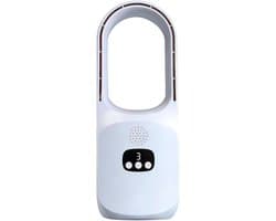 Bladloze Ventilator - Luchtcirculator - Persoonlijke Koeling - Stille Werking - 38 cm Hoog - Wit