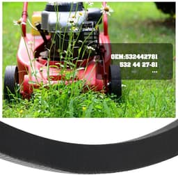 Dailygoods- Aandrijfriem V-vorm - Grasmaaier Riem - Compatibel met Husqvarna - OEM 532442781 - Dikte 8 mm - Breedte 1/2 inch — thumbnail 2