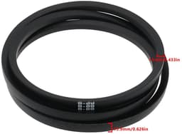 Dailygoods- Grasmaaier Riem Vervanging - 90"/89" Rubber Riem - Compatibel met Husqvarna/POULAN - OEM-nummers 532174368/532180808 - Schokbestendig - Zwart - Maaierriem — thumbnail 4