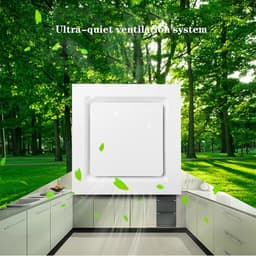 Plafond Ventilator - Afzuigventilator Keuken - Luchtcirculatie Verbeteren - Stille Werking - 40W - Goud — thumbnail 2