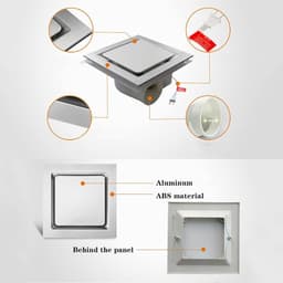 Plafond Ventilator - Afzuigventilator Keuken - Luchtcirculatie Verbeteren - Stille Werking - 40W - Goud — thumbnail 3