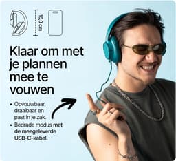 Fresh 'n Rebel Clam Fuse 2 - Draadloze Bluetooth Koptelefoon met Active Noise Cancelling- 80 uur Speelduur - My Sound App - Storm Grey — thumbnail 4