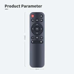 SnelShoppen - Vervangende Afstandsbediening voor 1080P Filmprojector - Compatibel met Mini Beamer en Projector - Ideaal voor Thuisbioscoop en Feestjes — thumbnail 4