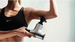 Massage gun - met verwisselbare siliconen accessoires - LED display - voor spierontspanning - ShopVlot — thumbnail 2