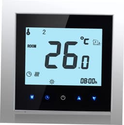 Slimme Thermostaat - Verwarming Thermostaat - Energie Besparen - Wekelijks Programmeerbaar - 8.6 x 8.7 cm - Zwart — thumbnail 3