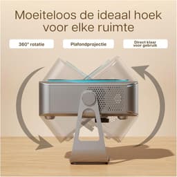 Beamer met WiFi & Bluetooth van MMOBIEL – 1080P, 320 ANSI, 4K Ondersteuning, Automatische Keystone Correctie, 200 Inch – Voor HMDI, USB, iOS & Android – Home Cinema Projector — thumbnail 3