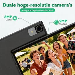 SnelShoppen - 10.1" Android 15 Tablet T30 Octa-Core 18GB RAM 128GB + 1TB TF, IPS 1280x800, 5MP+8MP Camera, 6000mAh, Type-C, Face ID, GPS met Case & Ch — thumbnail 5