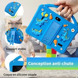 SnelShoppen - 7 Inch Tablet voor Kinderen - 2GB RAM, 32GB ROM, IWAWA Apps, Educatieve Spellen, Wifi, Dual Camera, Silicone Hoes (Blauw) — thumbnail 5