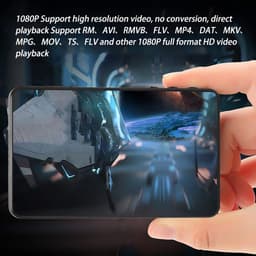 Bluetooth 5.2 Walkman - 16GB Ingebouwde luidspreker HD MP3 MP4-speler Full Touch 4,0-inch scherm Muziekspeler met FM-radio Ebook — thumbnail 3