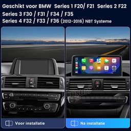Cestovet Autoradio - Geschikt voor BMW 1re F20/F21 2er F22 3er F30/F31/F34/F35 4er F32/F33/F36 (2012-2016) NBT - CarPlay & Andriod Auto- 10.25 Inch TouchScreen Bluetooth, Ondersteuning Originele Functies — thumbnail 2