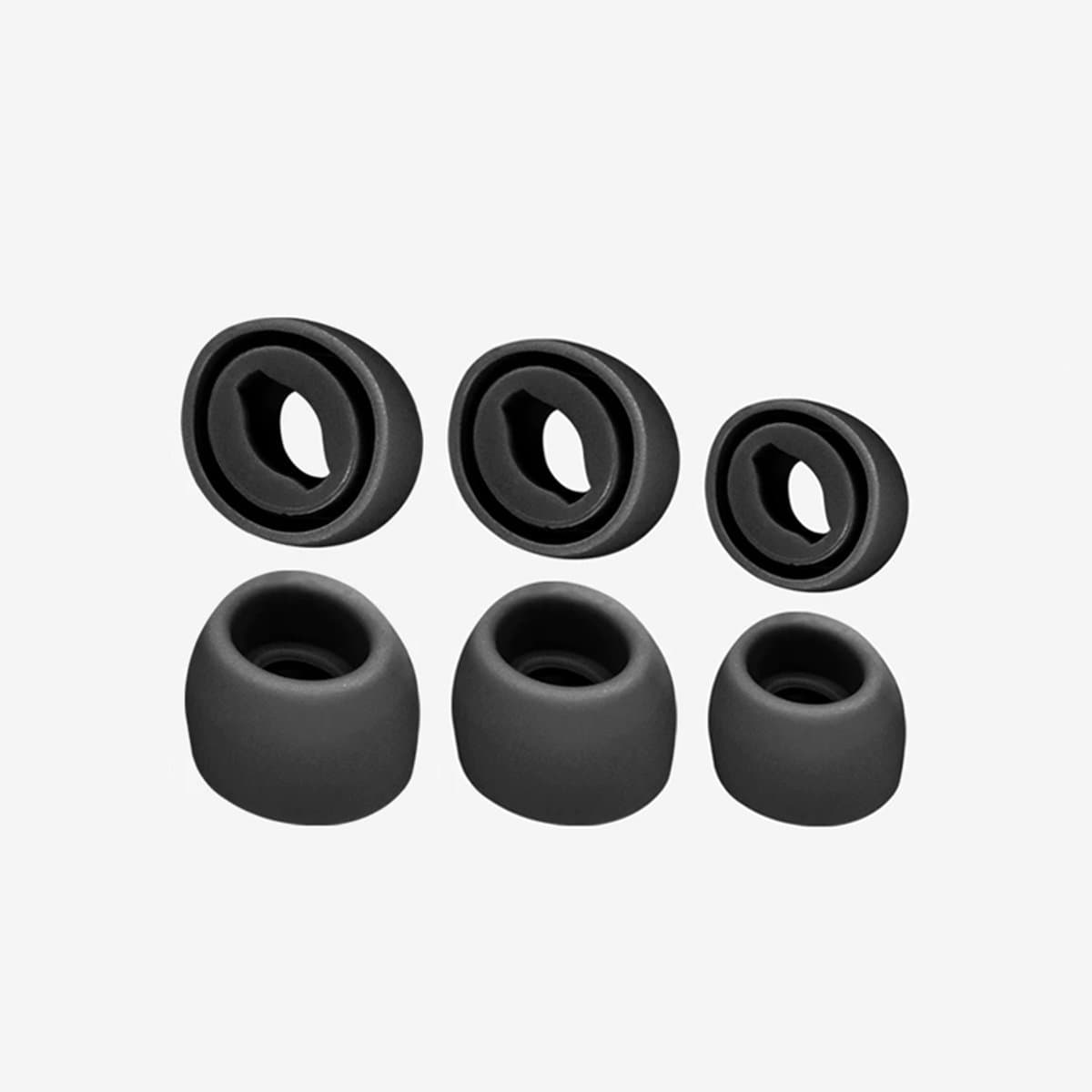 Oordopjes geschikt voor Samsung Galaxy Buds Pro - Siliconen oordopjes - Ear tips - In-ear dopjes - Vervangende dopjes - 3 maten: S/M/L - Zwart - 1 set van 6 stuks - Jonyx — afbeelding 1