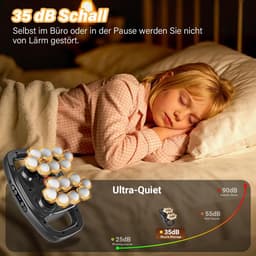 SnelShoppen - Massage Gun met 16 Koppen, 3 Modi & 30 Intensiteiten – Elektrische Diepe Weefselmassage voor Ontspanning van Rug, Benen & Nek — thumbnail 4