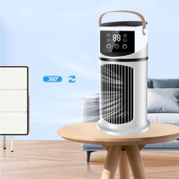 Mini Aircooler 600 ml met 9 Standen – USB Luchtkoeler met Bevochtiging, Verneveling en LED-Verlichting — thumbnail 5