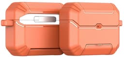Dux Ducis Hoesje Geschikt voor AirPods Pro 3 (2025) | PECS Series | Beschermhoes met Standaard en Haak | Schokbestendige Case | Volledige Bescherming | Oranje — thumbnail 1