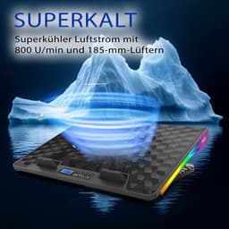 Koelventilator - Ventilator Motor - Koeling Verbeteren - RGB Frame - 960 Grams - Zwart — thumbnail 2