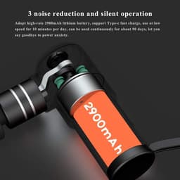 Massage Gun - Fascia Gun Mini - Spierherstel Bevorderen - 50mm Diepe Massage - 0.5kg - Rood — thumbnail 4