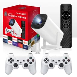 sogiol® Beamer Thuisbioscoop Projector - HD Ready 720P - 160 ANSI Lumen - WiFi Screen Mirroring - Draagbare Gaming Projector - Wit — thumbnail 1