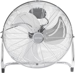 Vloerventilator Metaal - Industriële Ventilator Staande - Lucht Circuleren - Krachtige Luchtstroom - 46 cm - Zilver — thumbnail 1