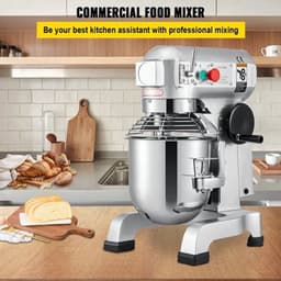 Keukenmixer – Elektrische Mixer – Deegkneder – Mixervoet – 10 Liter Kom – 450 Watt – 3 Snelheden — thumbnail 4