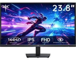 KTC‑H24B9S‑2‑Gaming monitor‑23,8‑inch‑Nieuwe versie 2026-Full‑HD‑144Hz‑Fast‑IPS‑1920x1080‑VESA‑75x75‑HDMI‑VGA‑Low‑Blue‑Light