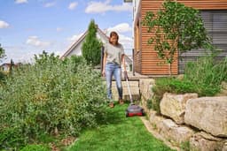 Accu Mulchmaaier - Compacte Grasmaaier - Gazon Onderhoud - Mulchfunctie - 22 cm Maaibreedte - Grijs — thumbnail 5