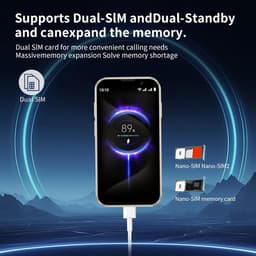Mobiel 3 inch - Gold - 3G smartphone - Geschikt voor kinderen - ShopVlot — thumbnail 4