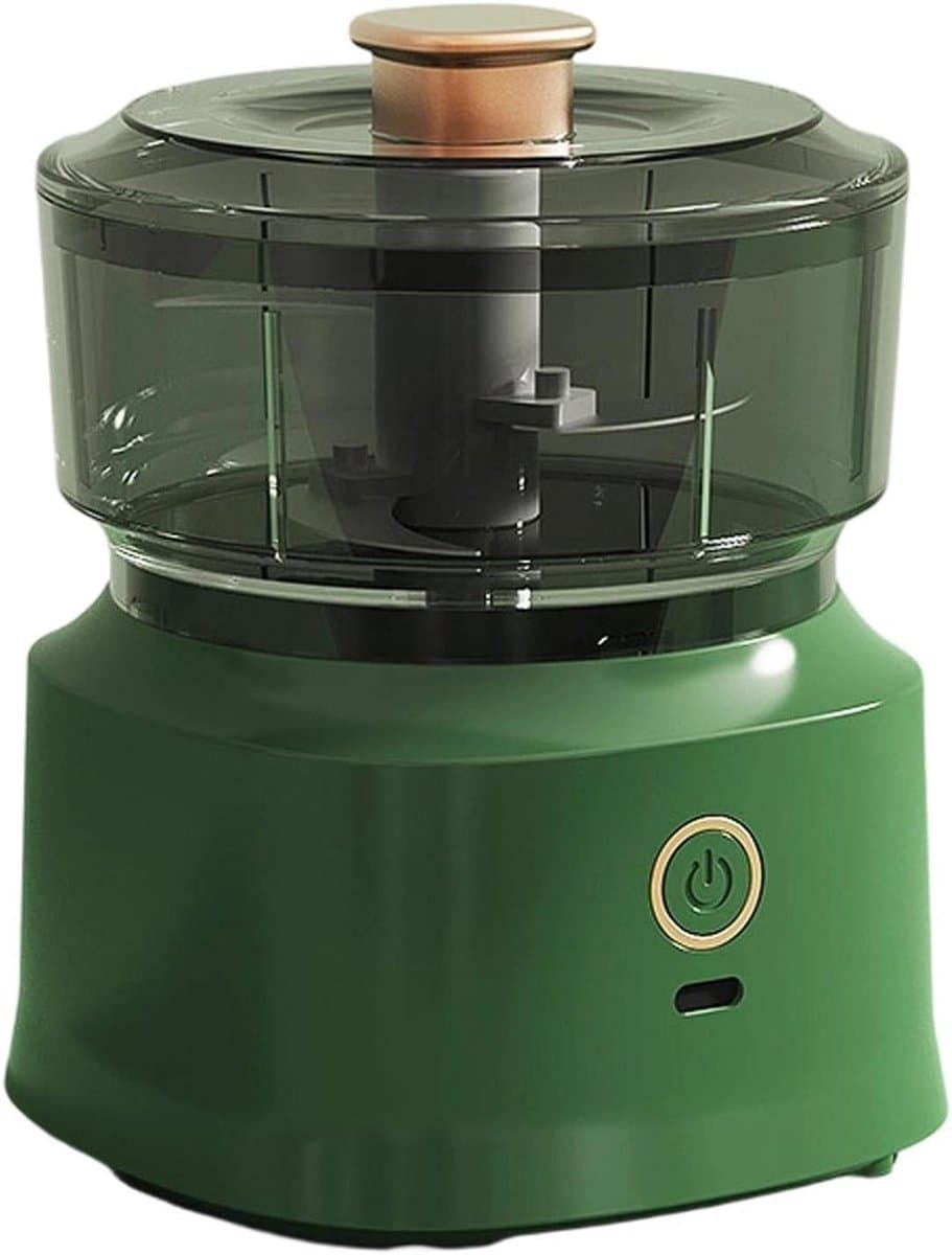 Keukenmachine - Keukenapparaat Groentehakker - Voedsel Bereiden - Dubbele Laag Ontwerp - 30x30x30 cm - Groen — afbeelding 1