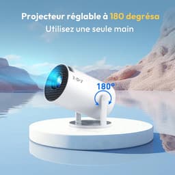 Draagbare mini-videoprojector - Wifi 6 - 4K 1080P ondersteuning - Ideaal voor thuisbioscoop - ShopVlot — thumbnail 2
