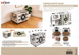 12'' LP Houten Krat Op Wielen Voor Vinyl Opslag - Tot 100 LP'S — thumbnail 3