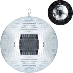 discobal - Ø 30 cm - om op te hangen - voor plafond - grote spiegelbol - feest decoratie — thumbnail 1