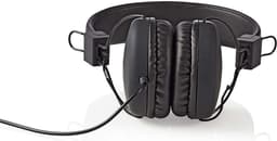 Nedis Bedrade On-ear Koptelefoon - 3,5 mm - Kabellengte: 1.20 m - Zwart — thumbnail 5