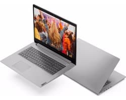 Lenovo IdeaPad 3 Notebook Platina, Zilver 43,9 cm (17.3'') 1600 x 900 Pixels Intel® 10de generatie Core™ i3 8 GB DDR4-SDRAM 512 GB SSD Wi-Fi 6 (802.11ax) Windows 10 Home