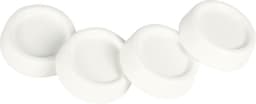 Scanpart trillingsdempers wasmachine rond - Geschikt voor AEG Bosch Miele Samsung Siemens - Wit - Universeel - Set van 4 stuks — thumbnail 5