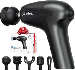 Massage Gun, Mini Spier Massage Pistool, Draagbare Massager Massagepistool Percussie Deep Tissue Spiermassager Handmassageapparaat met 10mm Amplitude en 5 Massagekoppen — thumbnail 1