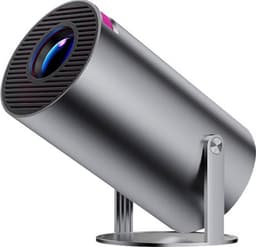Mini beamer inclusief 84inch doek - Mini projector - Mini beamer smartphone - Mini beamer met wifi en bluetooth - Antraciet — thumbnail 3