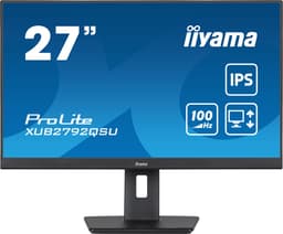 iiyama ProLite XUB2792QSU-B6 - 27 inch - QHD - IPS - USB-Hub (4x) - Verstelbaar — thumbnail 1