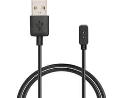 kwmobile USB-oplaadkabel geschikt voor Xiaomi Mi Band 10 / Band 9 / 8 / 8Pro / Redmi Watch 3 Active kabel - Laadkabel voor smartwatch - in zwart