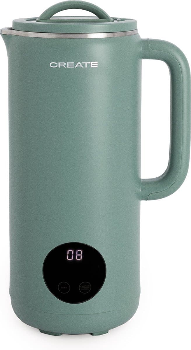 CREATE - Sojamelk maker - Multifunctionele machine - 850 ml - Soepmaker - Notenmelk maker - Timer 12 uur - Sage - VEGAN MILK MAKER STUDIO — afbeelding 1