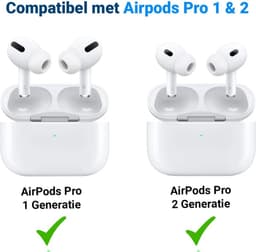 3 Pack Siliconen Large (L) Dopjes Oordopjes Vervanging Tips Geschikt voor AirPods Pro (1e & 2e Generatie) — thumbnail 2